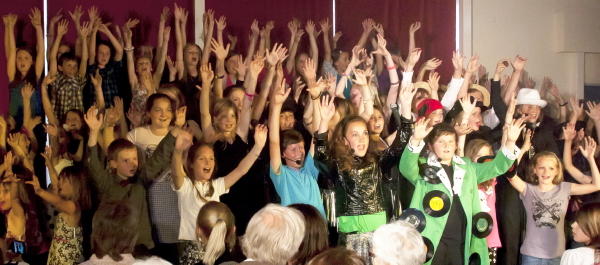 Wansdyke Community School, Devizes, perform Poptastic the musical